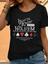 Frauen Poker T-Shirt